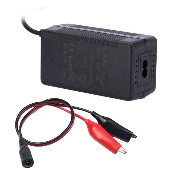 Comprar BLANCA BATT-LI-CHARGER-5A Cargador para baterías de Litio LiFePO4 - Salida DC 14.6V / 5A - Entrada AC - LED indicador de