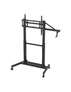 Comprar IBOARD IB-IBD-ST011-WHEELS Soporte de ruedas - Peso soportado 120 Kg - VESA 800x600 mm - Altura ajustable con manivela