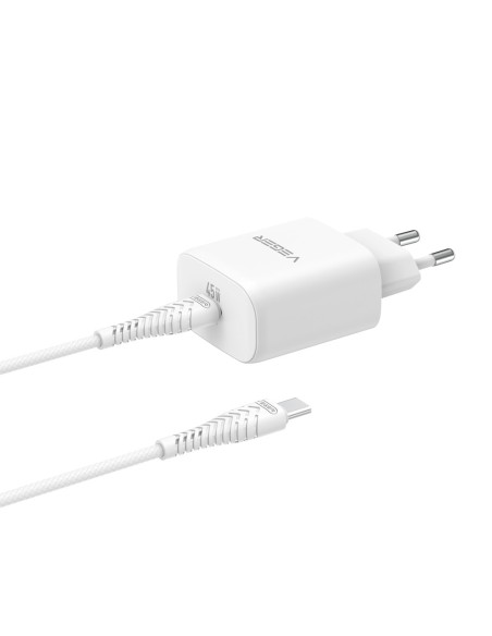 Comprar VEGER VG-TR101-KIT-45W1C VEGER - Cargador de pared - Carga rápida 45W |  Con tecnología GaN - Salidas USB-C - Cable USB-