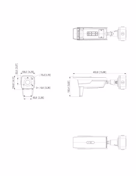Acheter DAHUA ITC431-KW4F Tubulaire IP ANPR H265 4MP 3IR850nm 8-32VFM IP68 IK10 PoE E/S IA avec radar de vitesse