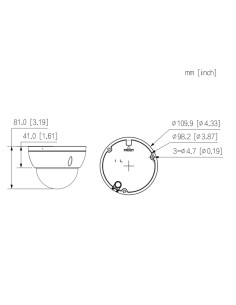 Comprar DAHUA IPC-HDBW2849E-S-IL-0280B Domo IP H265 8M WDR Iluminación Dual LED30m/IR30m 2.8mm IK10 IP67 PoE SD AI 2
