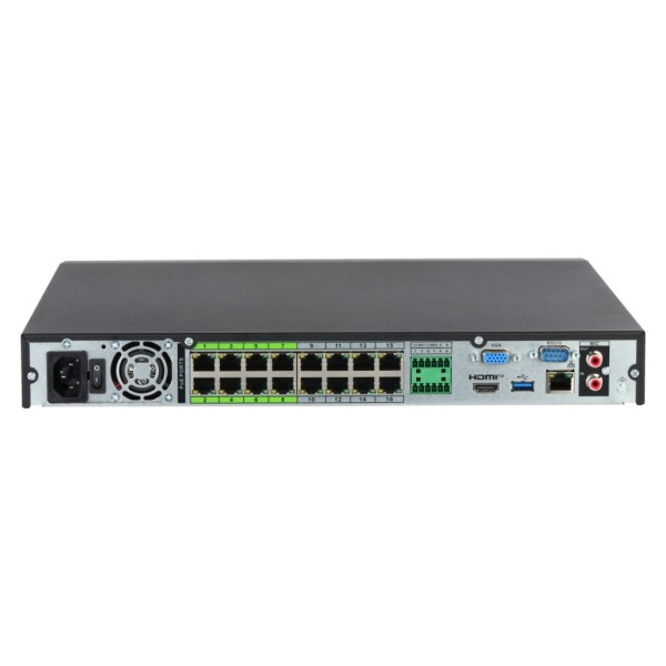Acheter DAHUA NVR5216-16P-EI2 NVR 16ch 448Mbps H265 HDMI 16PoE 2HDD E/S IA