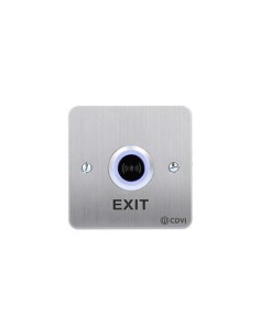 Comprar CDVI RTE-IRF CDVI. Pulsador de salida infrarrojo en acero inox montaje empotrable 85x85x6 mm. Sensor 3–15 cm LED bicolor