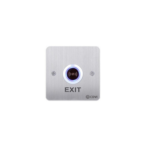 Acquistare CDVI RTE-IRS CDVI. Pulsante di uscita a infrarossi in acciaio inox, montaggio in superficie 85x85x42 mm. Sensore 3–15