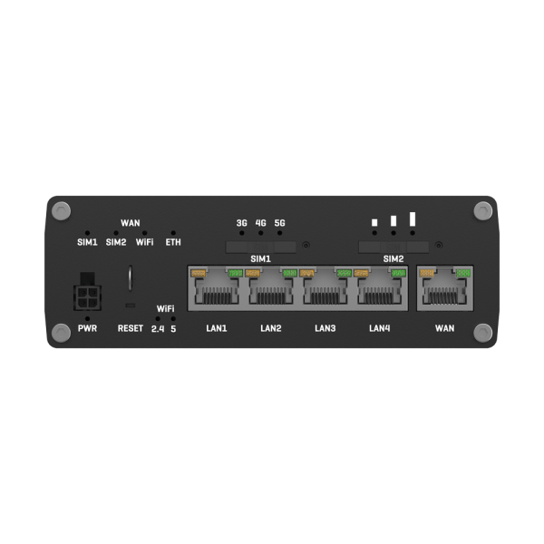 Acquistare TELTONIKA TK-RUTX50 Router Industriale 5G Sub-6 GHz SA/NSA Wi-Fi 5  
- Dual-Band Wave 2 fino a 867 Mbps  
- Resilienz