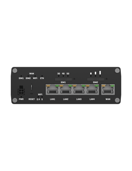 Acquistare TELTONIKA TK-RUTX50 Router Industriale 5G Sub-6 GHz SA/NSA Wi-Fi 5  
- Dual-Band Wave 2 fino a 867 Mbps  
- Resilienz