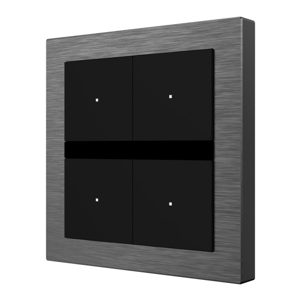 Acheter AKUBELA AK-K32-B4-EU Interrupteur intelligent - KNX - 4 boutons physiques avec LED - Écran OLED pour l’étiquetage - Alim