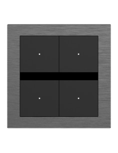 Acheter AKUBELA AK-K32-B4-EU Interrupteur intelligent - KNX - 4 boutons physiques avec LED - Écran OLED pour l’étiquetage - Alim 2