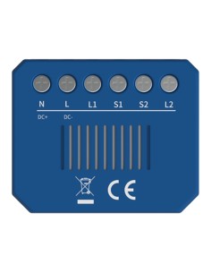 Comprar AKUVOX AK-ZBMD-C1-R2 Relé inteligente de 2 líneas - ZigBee 3.0 - Carga máxima 10 A por línea - Alimentación 100-250 AC / 2