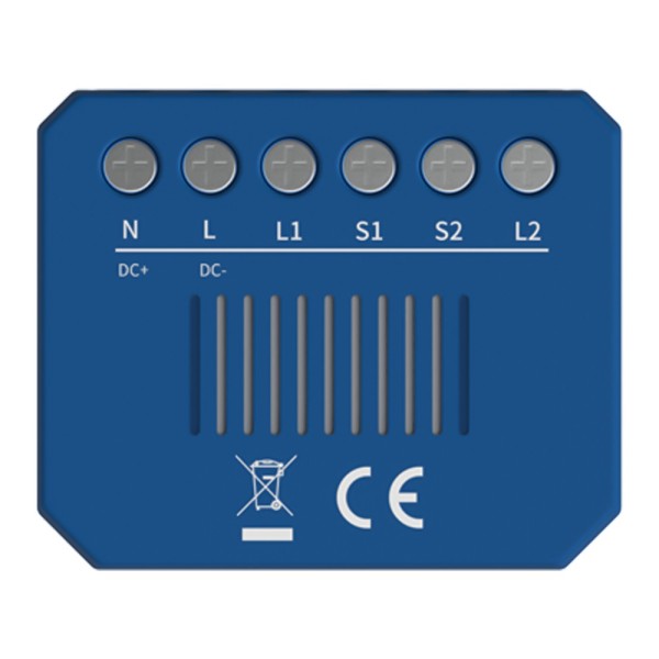 Comprar AKUVOX AK-ZBMD-C1-R2 Relé inteligente de 2 líneas - ZigBee 3.0 - Carga máxima 10 A por línea - Alimentación 100-250 AC /