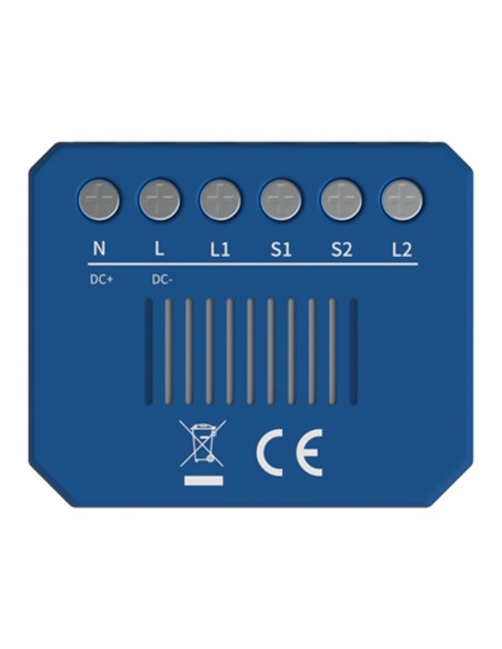 Acquistare AKUBELA AK-ZBMD-C1-R2 Relè intelligente a 2 linee - ZigBee 3.0 - Carico massimo 10 A per linea - Alimentazione 100-25