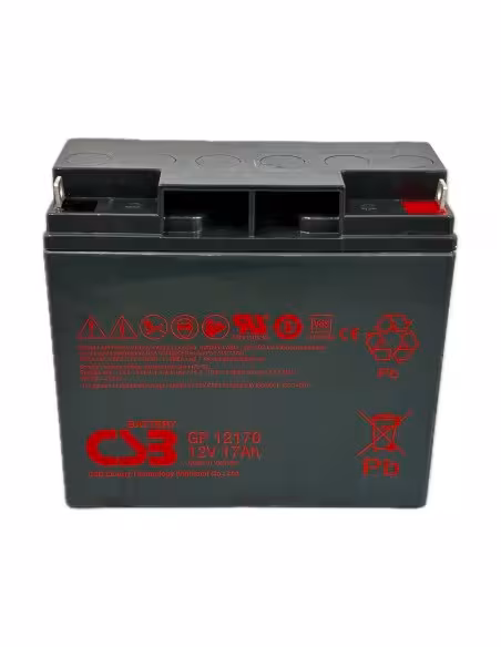 Comprar BLANCA BATT-1217-CSB Batería CSB recargable - Tecnología Plomo-Ácido AGM - Tensión 12V - Capacidad 17Ah - Para respaldo 