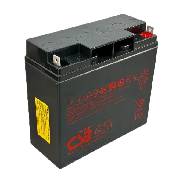 Acheter OEM BATT-1217-CSB Batterie CSB rechargeable - Technologie plomb-acide AGM - Tension 12V - Capacité 17Ah - Pour secours o