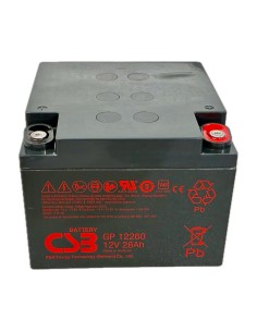 Acquista OEM BATT-1226-CSB Batteria CSB ricaricabile - Tecnologia Piombo-Acido AGM - Tensione 12V - Capacità 26Ah - Per backup o