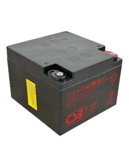 Acquista OEM BATT-1226-CSB Batteria CSB ricaricabile - Tecnologia Piombo-Acido AGM - Tensione 12V - Capacità 26Ah - Per backup o