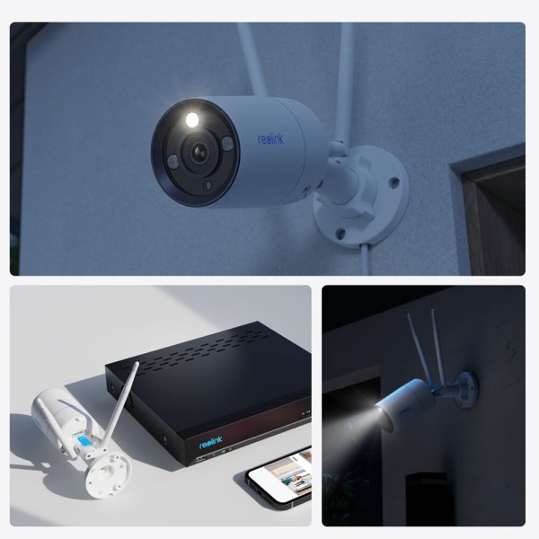 Comprar REOLINK RL-W330 Reolink Camara Dual WiFI W330 - 8MP (3840x2160) - IR 30 m / Dual WiFi - Deteccion de Personas / Vehículo