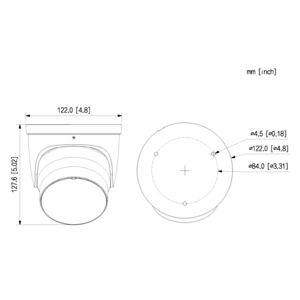 Comprar DAHUA IPC-HDW3649H-ZAS-PV-PRO MiniDomo IP WizColor TiOC PRO H265 6M WDR Iluminación Dual LED50m/IR50m 2.7-12VFM IP67 PoE