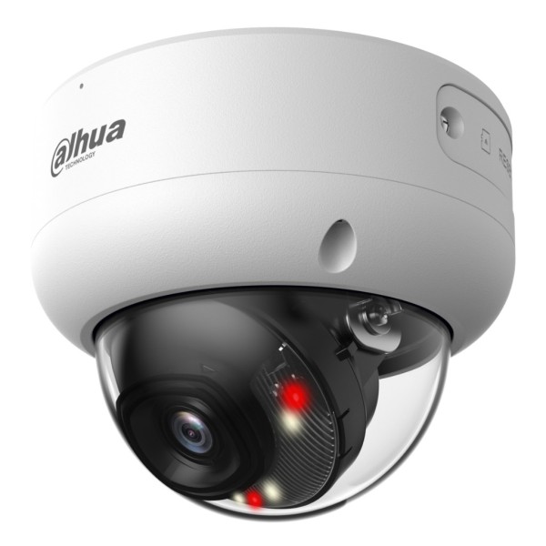 Acheter DAHUA IPC-HDBW3649E-S-IL-0280B Dôme IP H265 6M WDR Éclairage double LED 30 m / IR 30 m 2.8mm IK10 IP67 PoE SD IA