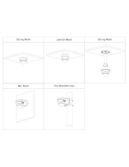 Acheter DAHUA IPC-HDBW3649E-S-IL-0280B Dôme IP H265 6M WDR Éclairage double LED 30 m / IR 30 m 2.8mm IK10 IP67 PoE SD IA
