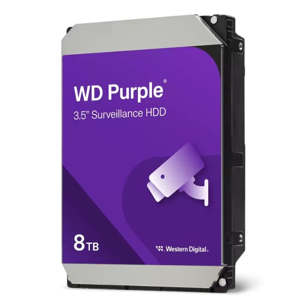 Acheter WESTERN DIGITAL disque dur 8 To WD Purple pour la vidéosurveillance 3,5" SATA avec 256 Mo de cache
