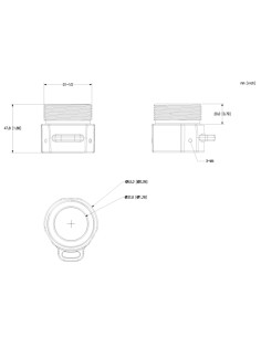 Acheter DAHUA PFA7711 Adaptateur de filetage pour caméras PTZ SD3D/SDT3E 2