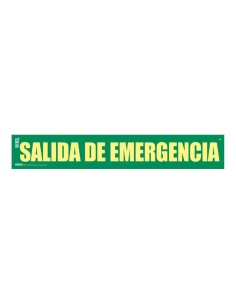 Comprar IMPLASER EV376L Señal salida de emergencia Clase A 65x10,5cm. Observación reducida a 7m