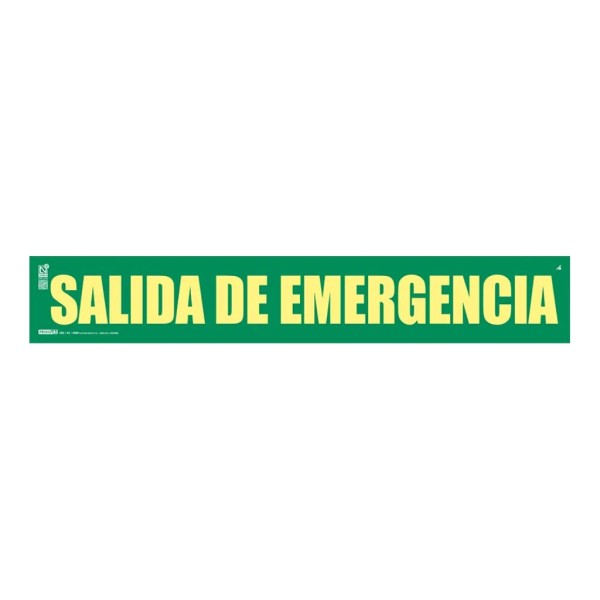 Comprar IMPLASER EV376L Señal salida de emergencia Clase A 65x10,5cm. Observación reducida a 7m