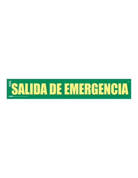 Comprar IMPLASER EV376L Señal salida de emergencia Clase A 65x10,5cm. Observación reducida a 7m