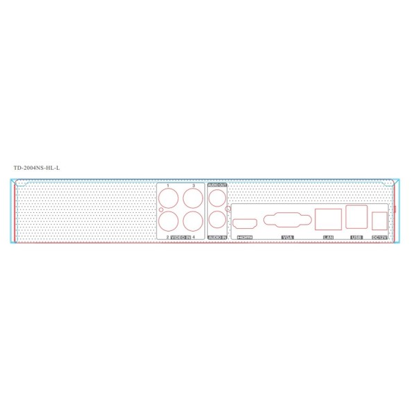 Comprar TVT TVT-440 Grabador DVR 5en1 4CH 1080 + 2IP 2MP 1xHDD E/S Audio TVT