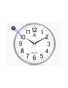 OEM QZTWIFICLOCK-W Telecamera nascosta spia in orologio da parete colore bianco. WIFI. 1080p Full HD. 2