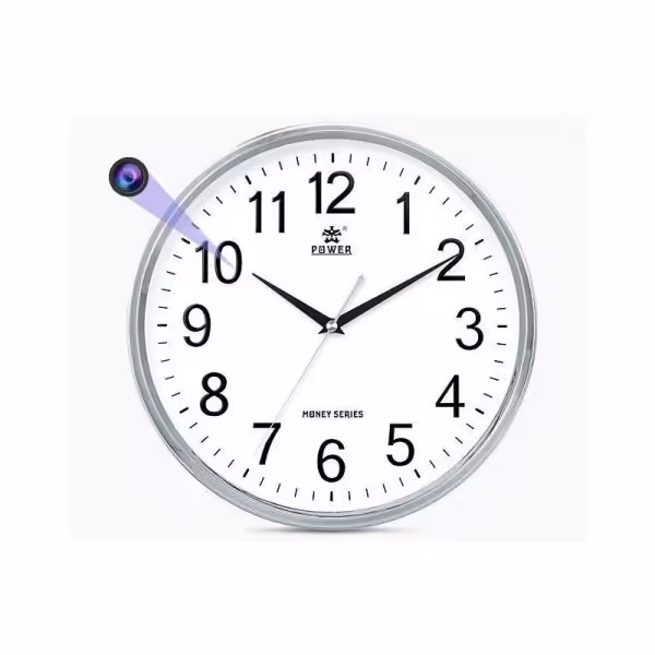 OEM QZTWIFICLOCK-W Cámara oculta espía en reloj de pared color blanco. WIFI. 1080p Full HD.