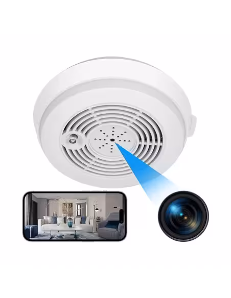 OEM QZTSC02 Telecamera spia nascosta in rilevatore di fumo. WIFI. 1080p Full HD.