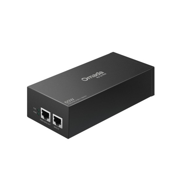 Acheter OEM POE370S CASMAR. Injecteur PoE++ 60W 802.3bt/at/af avec port RJ45 10Gb dans un boîtier en acier et câble d’alimentati