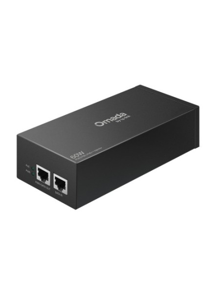 Acheter OEM POE370S CASMAR. Injecteur PoE++ 60W 802.3bt/at/af avec port RJ45 10Gb dans un boîtier en acier et câble d’alimentati