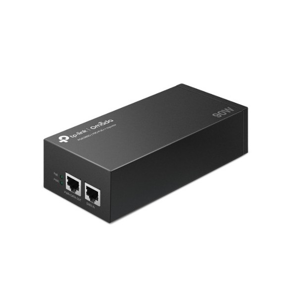 Comprar OEM POE380S CASMAR. Inyector PoE++ 90W 802.3bt/at/af con puerto RJ45 de 10Gb en carcasa de acero y cable de alimentación