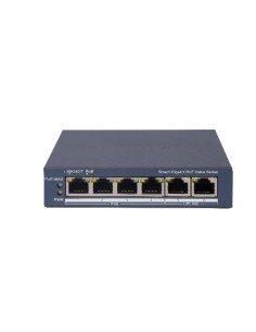 Acheter HIKVISION BASIC DS-3E1506P-EI-M HIKBASIC. Switch commercial 6 ports : 4x RJ45 PoE Gb + 2x RJ45. PoE 60 W. Easy Smart (VL