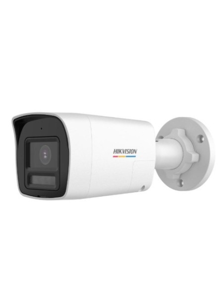 Comprar HIKVISION VALUE DS-2CE10KF0T-LTS2.8 HIKVALUE. Cámara bullet HD 4Mpx óptica fija 2.8mm IR + luz blanca 20m DWDR micrófono