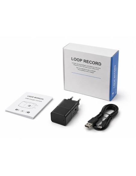 OEM QZTS6 Versteckte Spionagekamera im Ladegerät für Smartphone (USB). Mit WLAN. 1080p Full HD