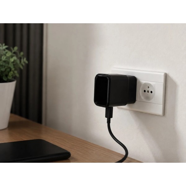 OEM QZTS6 Caméra espion cachée dans un chargeur de téléphone portable smartphone USB. Avec Wi‑Fi. Full HD 1080p