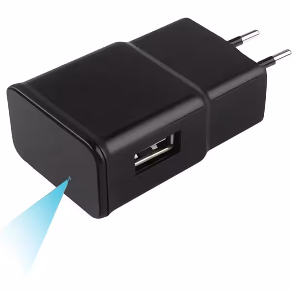 OEM QZTS6 Cámara oculta espía en cargador de móvil smartphone USB . Con WIFI. 1080p Full HD