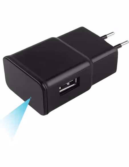 OEM QZTS6 Cámara oculta espía en cargador de móvil smartphone USB . Con WIFI. 1080p Full HD