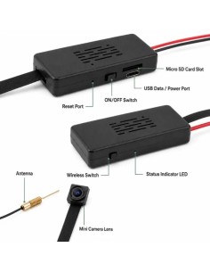 OEM QZTC10 Kit de câmara oculta espiã DIY. Wi‑Fi. Tuya. 1080p Full HD 2