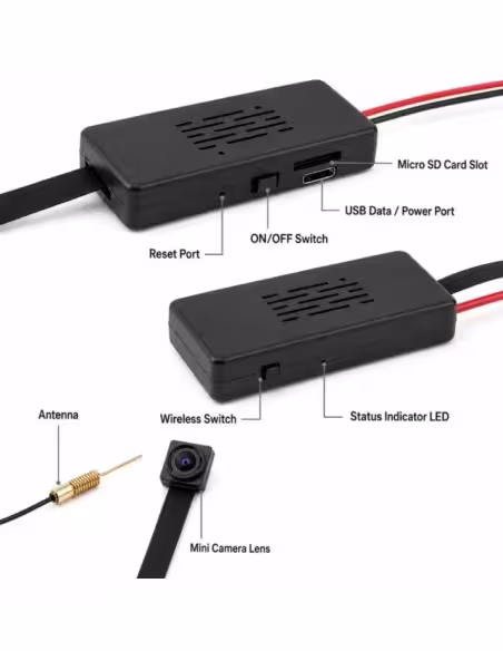 OEM QZTC10 DIY-Spionage-Set mit versteckter Kamera. WLAN. Tuya. 1080p Full HD