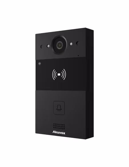 Comprar AKUVOX AK-R20A-BLACK Videoportero IP en superficie - Cámara 2 Mpx | Audio bidireccional - Apertura con tarjeta EM/MF y N