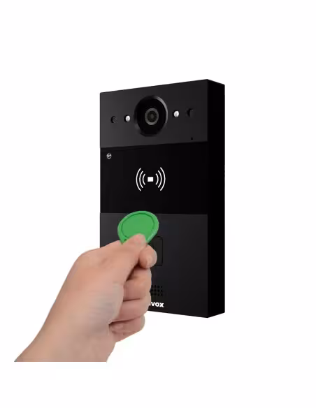 Comprar AKUVOX AK-R20A-BLACK Videoportero IP en superficie - Cámara 2 Mpx | Audio bidireccional - Apertura con tarjeta EM/MF y N