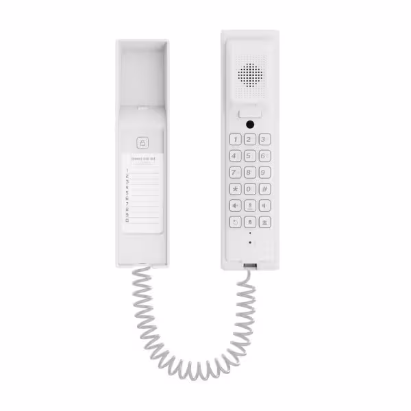 Comprar AKUVOX AK-S560-LP-2-WHITE Telefonillo para videoportero - LED de estado y teclas de función - Audio bidireccional Crysta