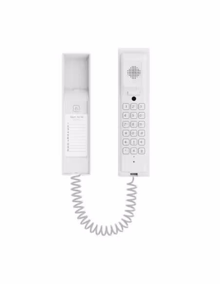 Comprar AKUVOX AK-S560-LP-2-WHITE Telefonillo para videoportero - LED de estado y teclas de función - Audio bidireccional Crysta