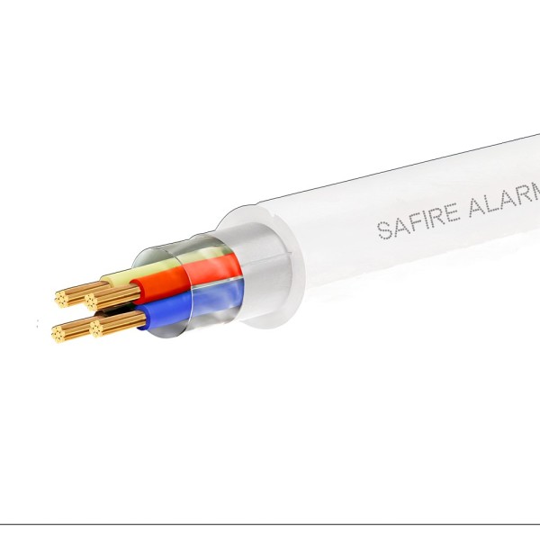 Comprar SAFIRE CA4-100-PVC-ECA-WHITE 4 conductores de señal - Conductor Aluminio recubierto de Cobre - Pantalla Aluminio y polié