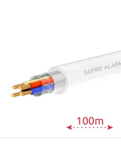 Acheter SAFIRE CA4-100-PVC-ECA-WHITE 4 conducteurs de signal - Conducteur en aluminium recouvert de cuivre - Écran en aluminium  2
