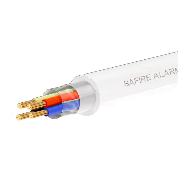 Comprar SAFIRE CA4-305-PVC-ECA-WHITE 4 conductores de señal - Conductor Aluminio recubierto de Cobre - Rollo de 305 metros - Cer